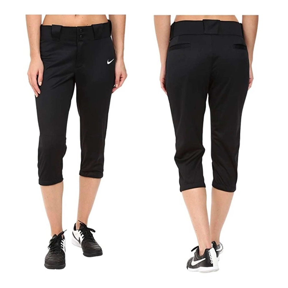 Nike Womens XXL Black Dri-FIT Softball Knicker Pants NWT AV6653-010